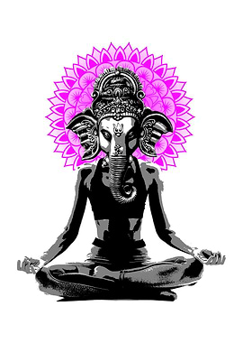 Ganesh Meditation Yoga Zen
