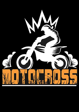 Motocross Rider Having Fun