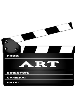 Art Movie Clapperboard