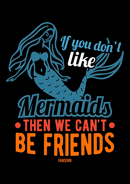 Mermaid beautiful girl Fin