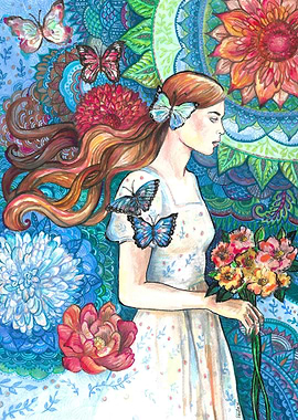 Flowers and Butterflies