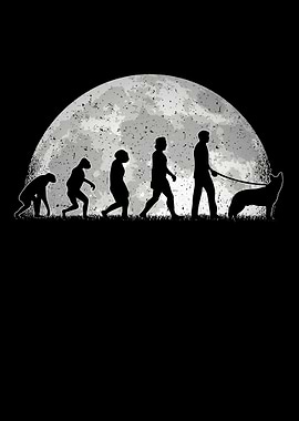 Australian Cattle Dog Moon