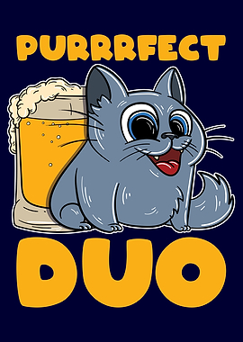 Perfect Duo Beer and Cat