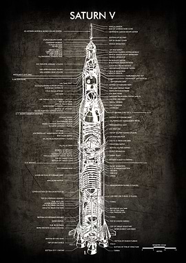 SATURN V BLACK METAL