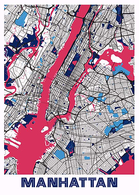 Manhattan MilkTea Map