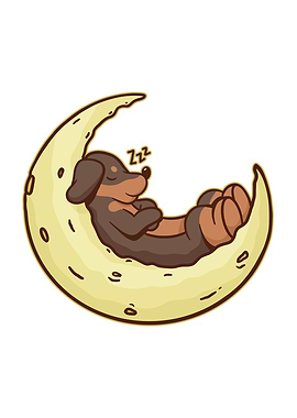 DACHSHUND MOON