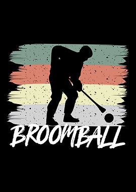 Broomball Stick Game Ball