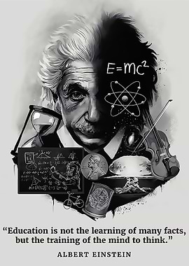Albert Einstein fineart