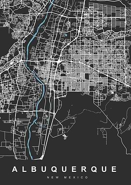 ALBUQUERQUE City Map USA