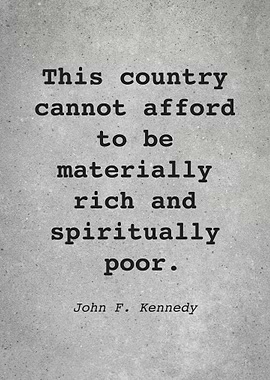 John F Kennedy Quote L003