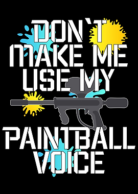 use my paintball voice