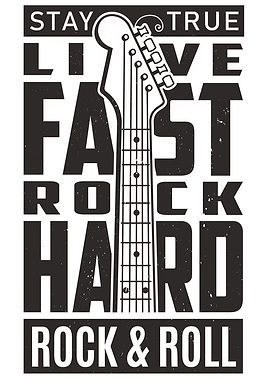 LIVE FAST ROCK HARD