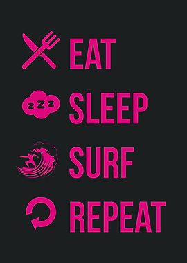 eat sleep surf repeat