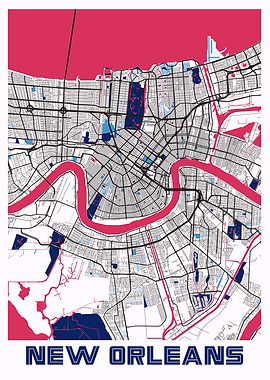 New Orleans MilkTea Map