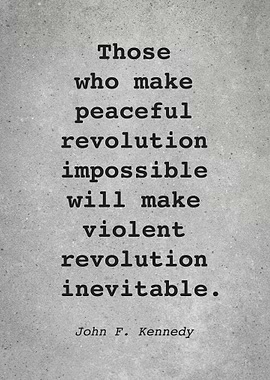 John F Kennedy Quote L009