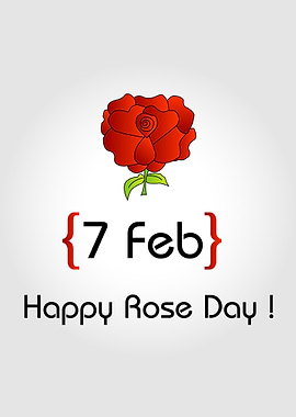 Happy Rose day 7th Feb