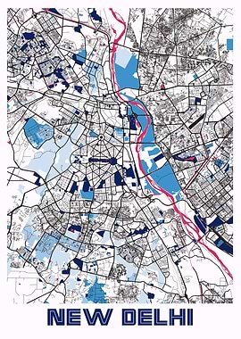New Delhi MilkTea Map