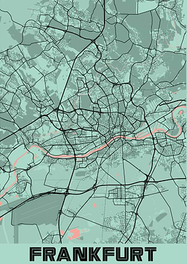 Frankfurt am Main Map
