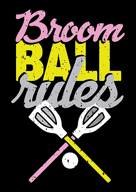 Broomball Stick Game Ball