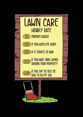 Lawn Care Hourly Rate