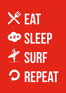 eat sleep surf Repeat