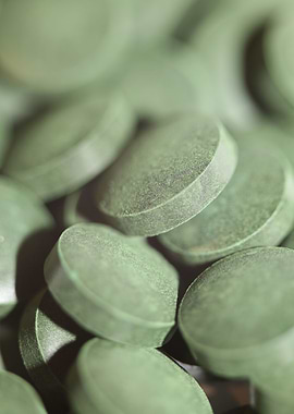 Spirulina platensis pills