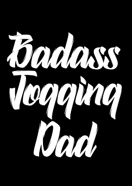badass jogging dad