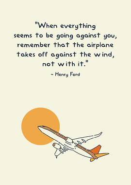 THE AIRPLANE TAKES OFF