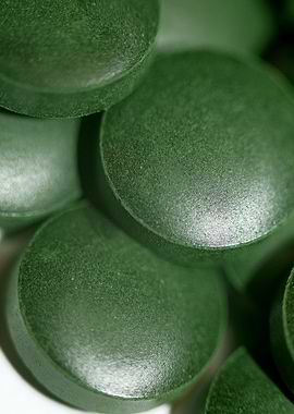 Spirulina platensis pills