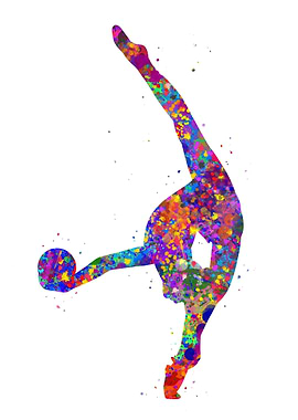 Rhythmic gymnastics ball