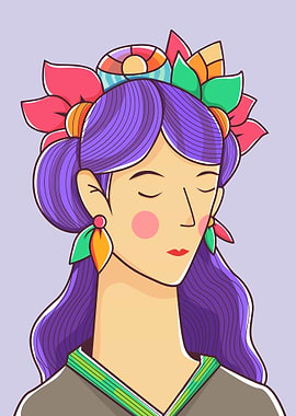 The flower girl
