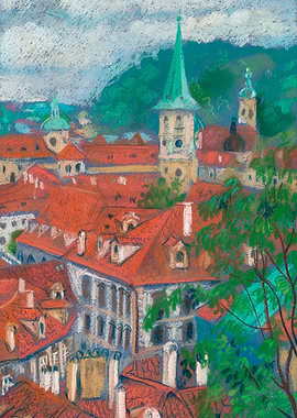 Morning in Prague Old City