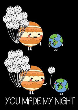 Moon Earth Jupiter Astrono