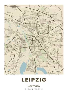Leipzig City Map