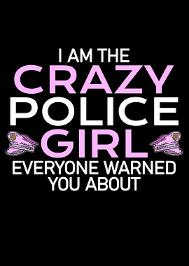 crazy police girl