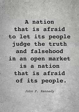 John F Kennedy Quote L024
