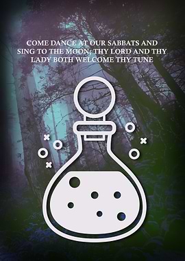 Wicca Wall Art Decor