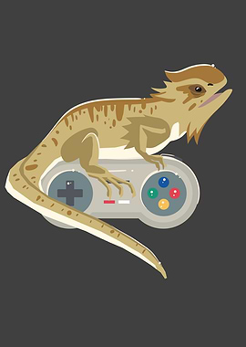 Bearded Dragon Playing