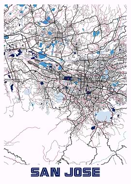 San Jose MilkTea Map
