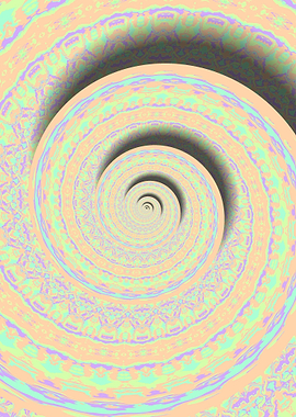 Hippie Mandala Spiral