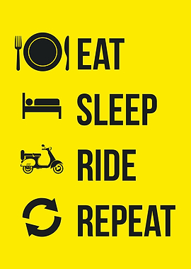 eat sleep ride repaeat