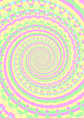 Colorful Spiral Mandala