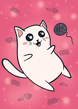 Kawaii Cat Funny Kitty