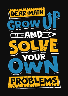 Funny Math Student Design