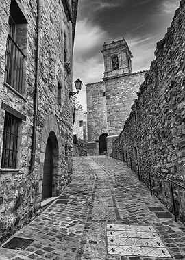 Black and white Village