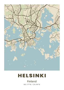Helsinki City Map