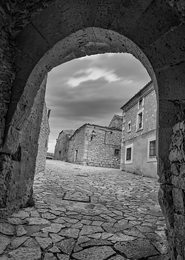 Black and white Village