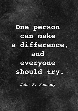 John F Kennedy Quote D005