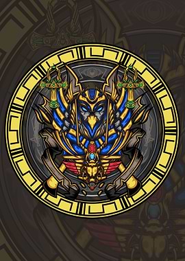 Egyptian God Illustration