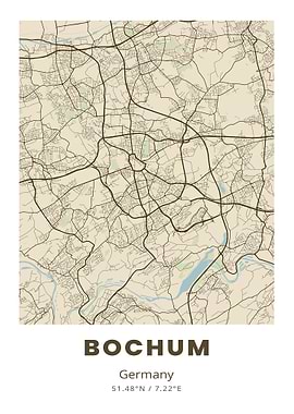 Bochum City Map